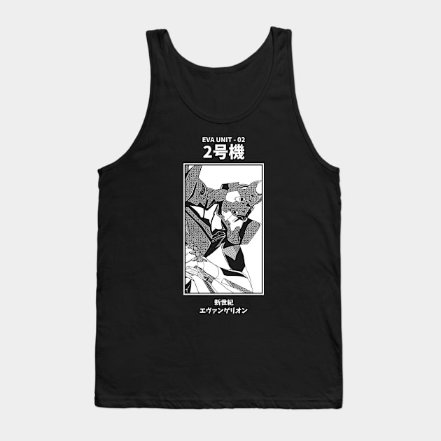 Eva Unit - 02 Neon Genesis Evangelion Tank Top by KMSbyZet